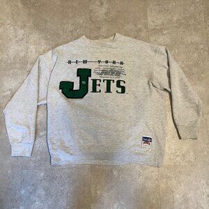 Vintage 90's Nutmeg New York Jets Sweatshirt Size XL